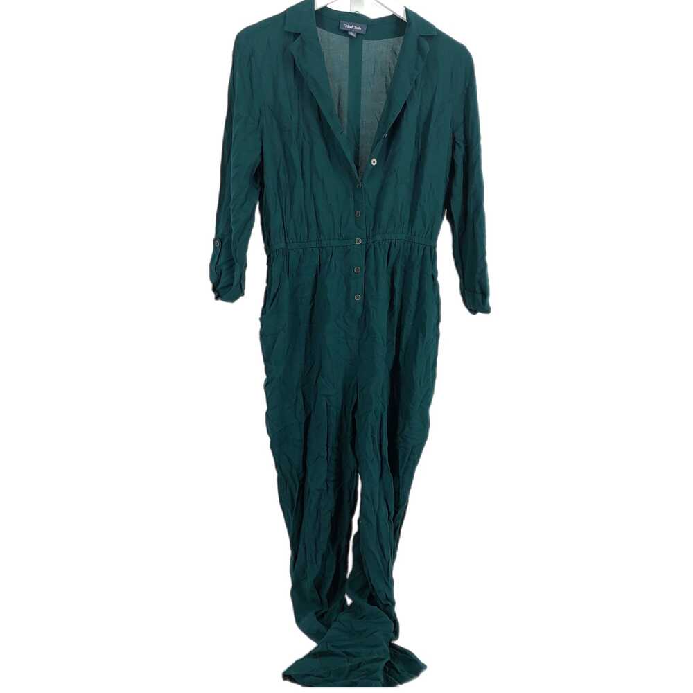 Modcloth Green Solid Jumpsuit | Size L